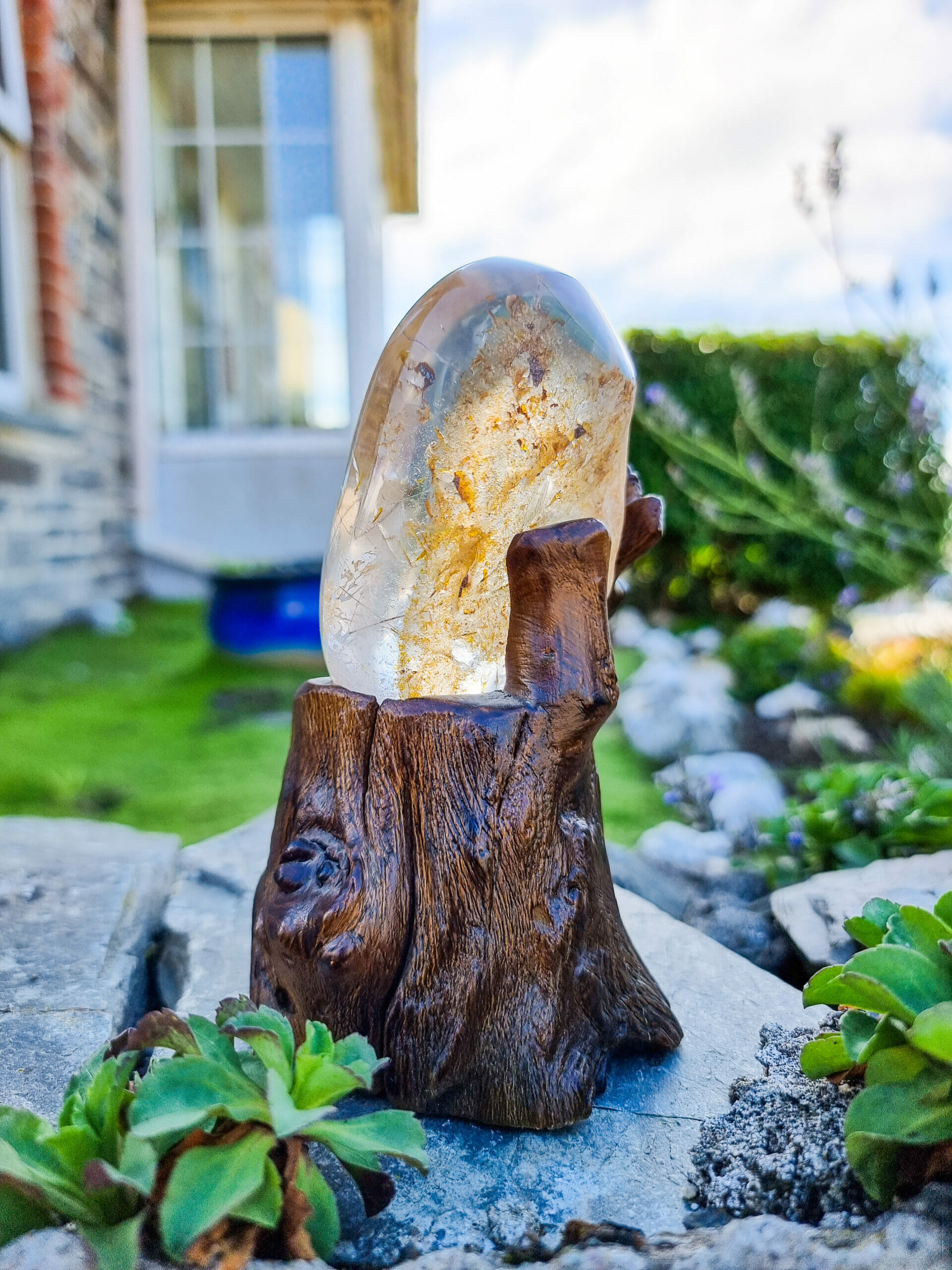 Quartz Crystal With Goethite Inclusions - Image 3