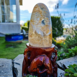 Quartz Crystal With Goethite Inclusions