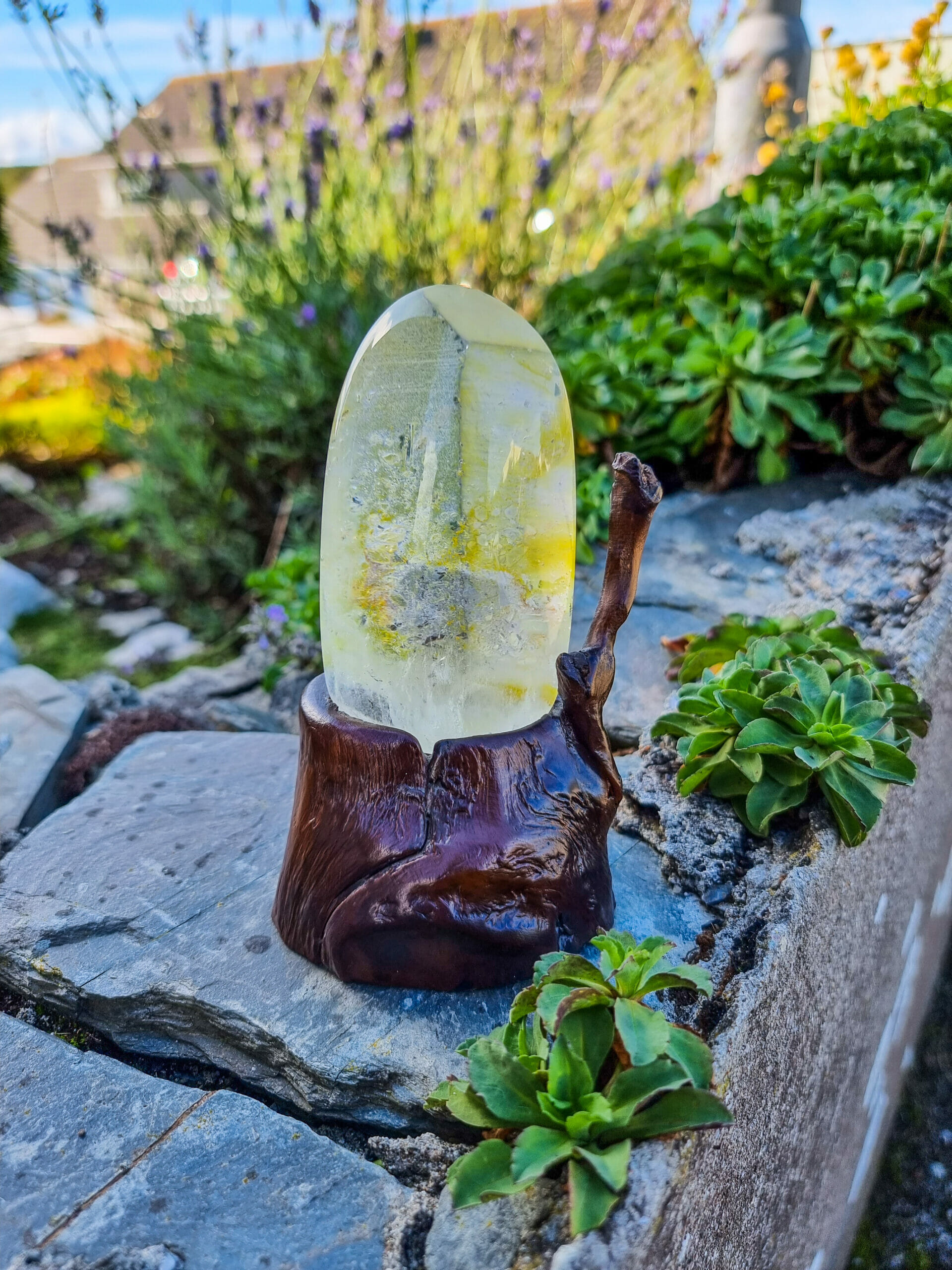 Quartz Crystal With Goethite Inclusions