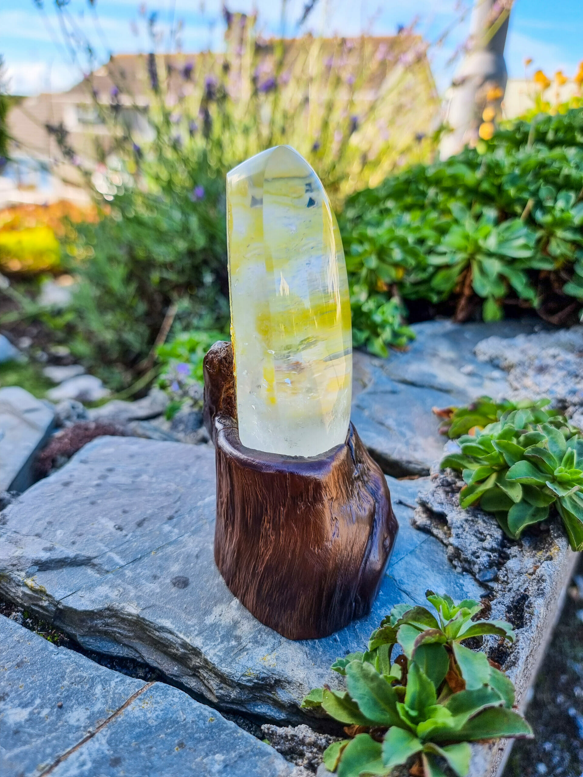 Quartz Crystal With Goethite Inclusions - Image 2