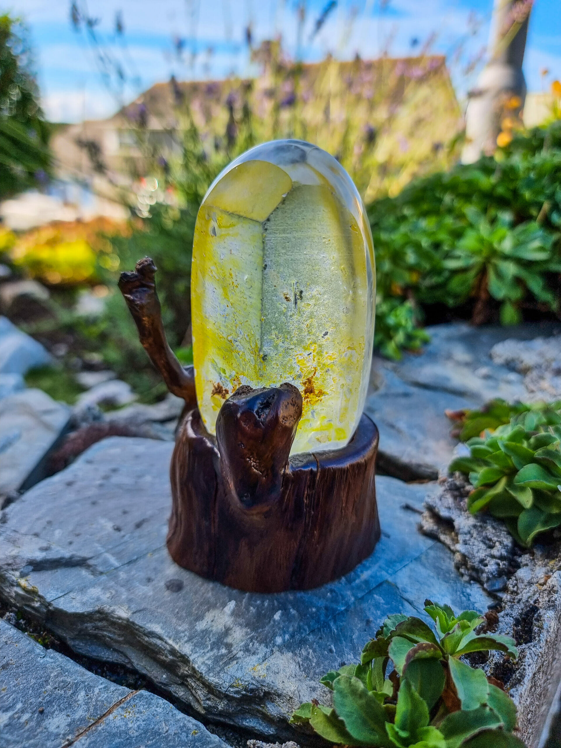 Quartz Crystal With Goethite Inclusions - Image 3