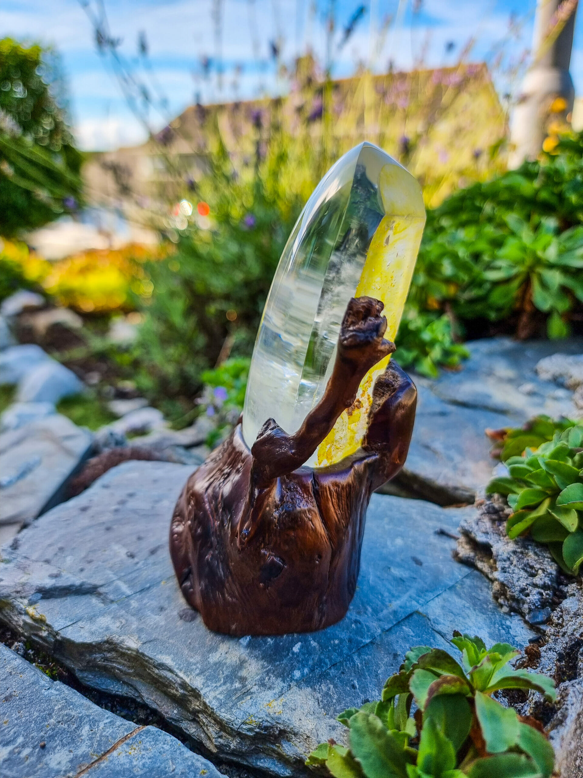Quartz Crystal With Goethite Inclusions - Image 4
