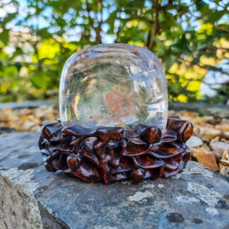 Quartz Crystal With Hematite Inclusion