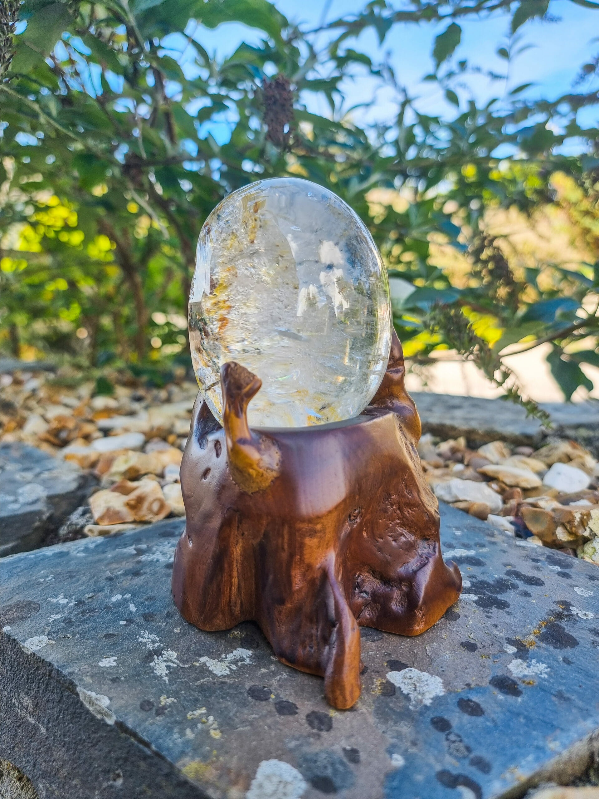 Quartz Crystal With Goethite Inclusions - Image 3