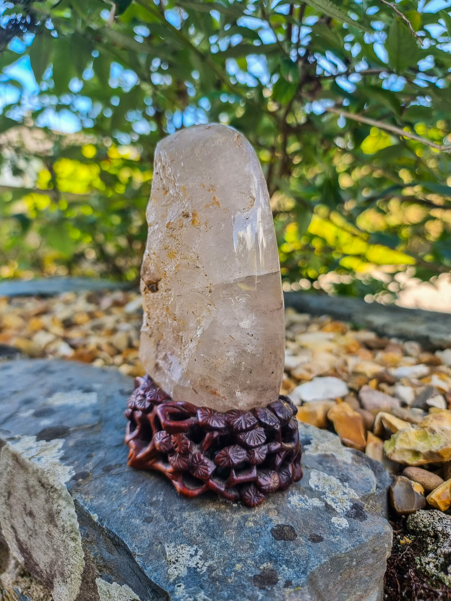 Quartz Crystal With Hematite Inclusion - Image 4