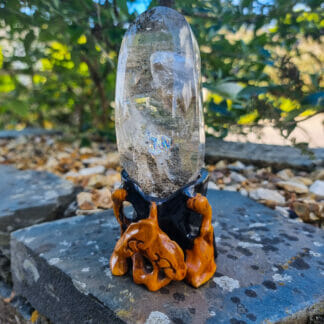 Quartz Crystal With Chlorite and Clay Inclusion