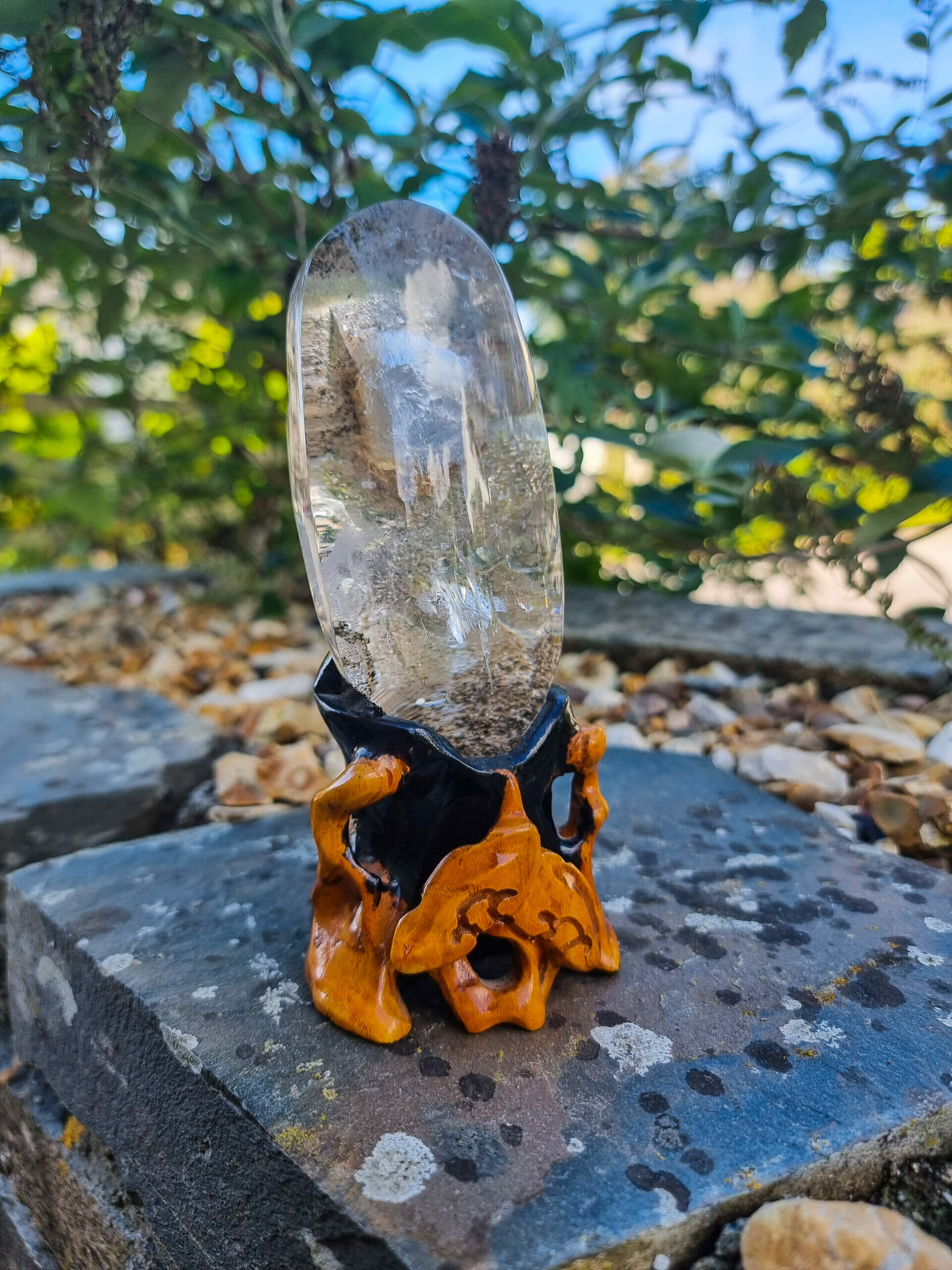 Quartz Crystal With Chlorite and Clay Inclusion - Image 3