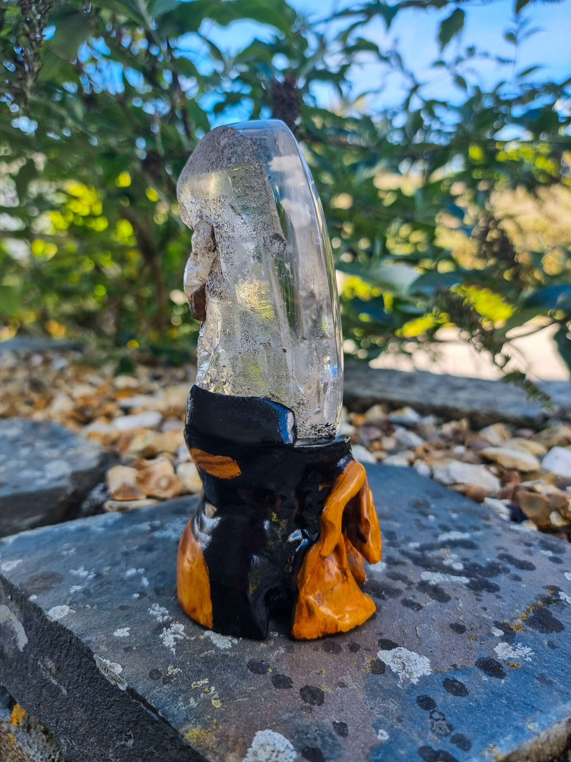 Quartz Crystal With Chlorite and Clay Inclusion - Image 4