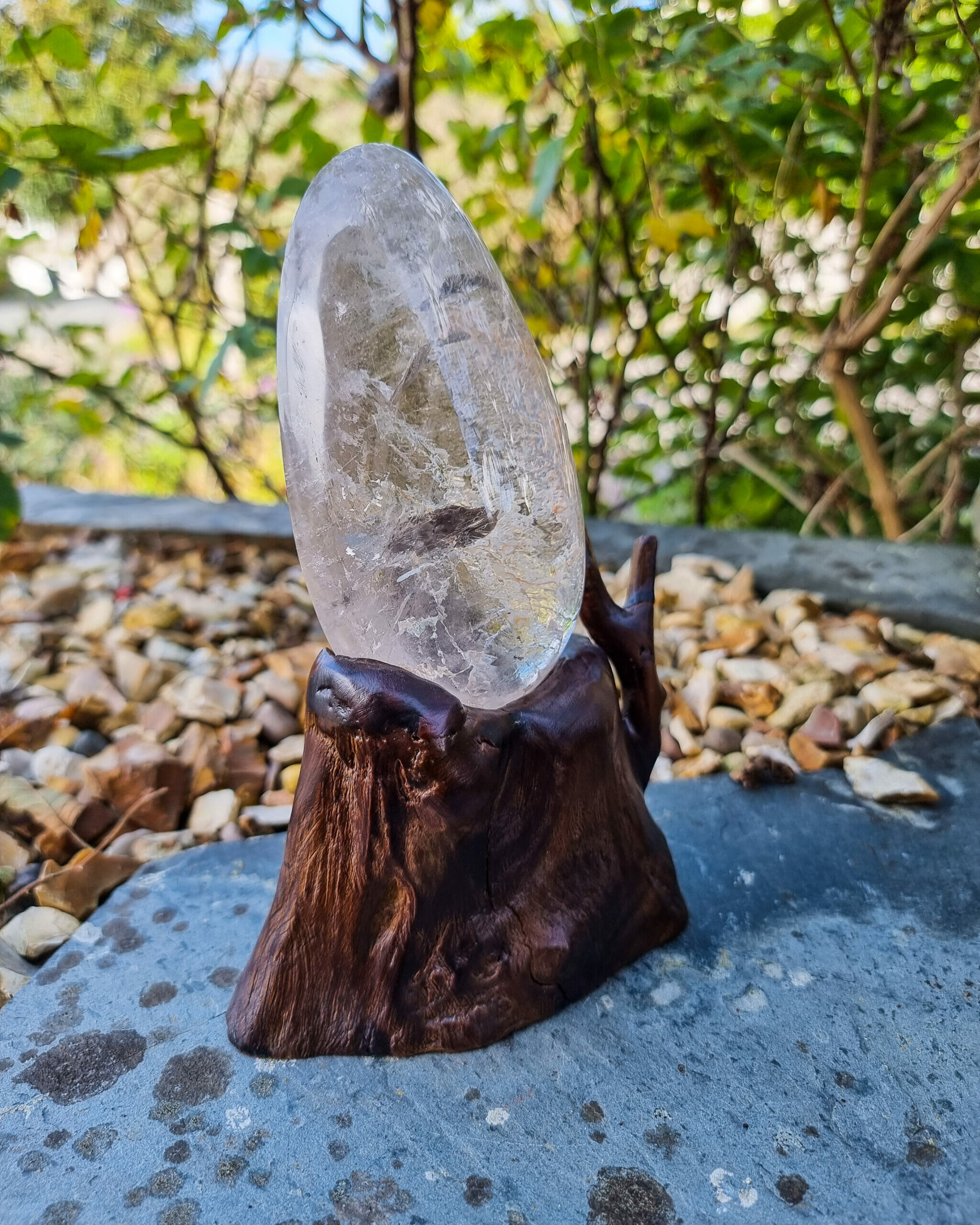 Quartz Crystal With Crystalline Fissure Inclusions - Image 3