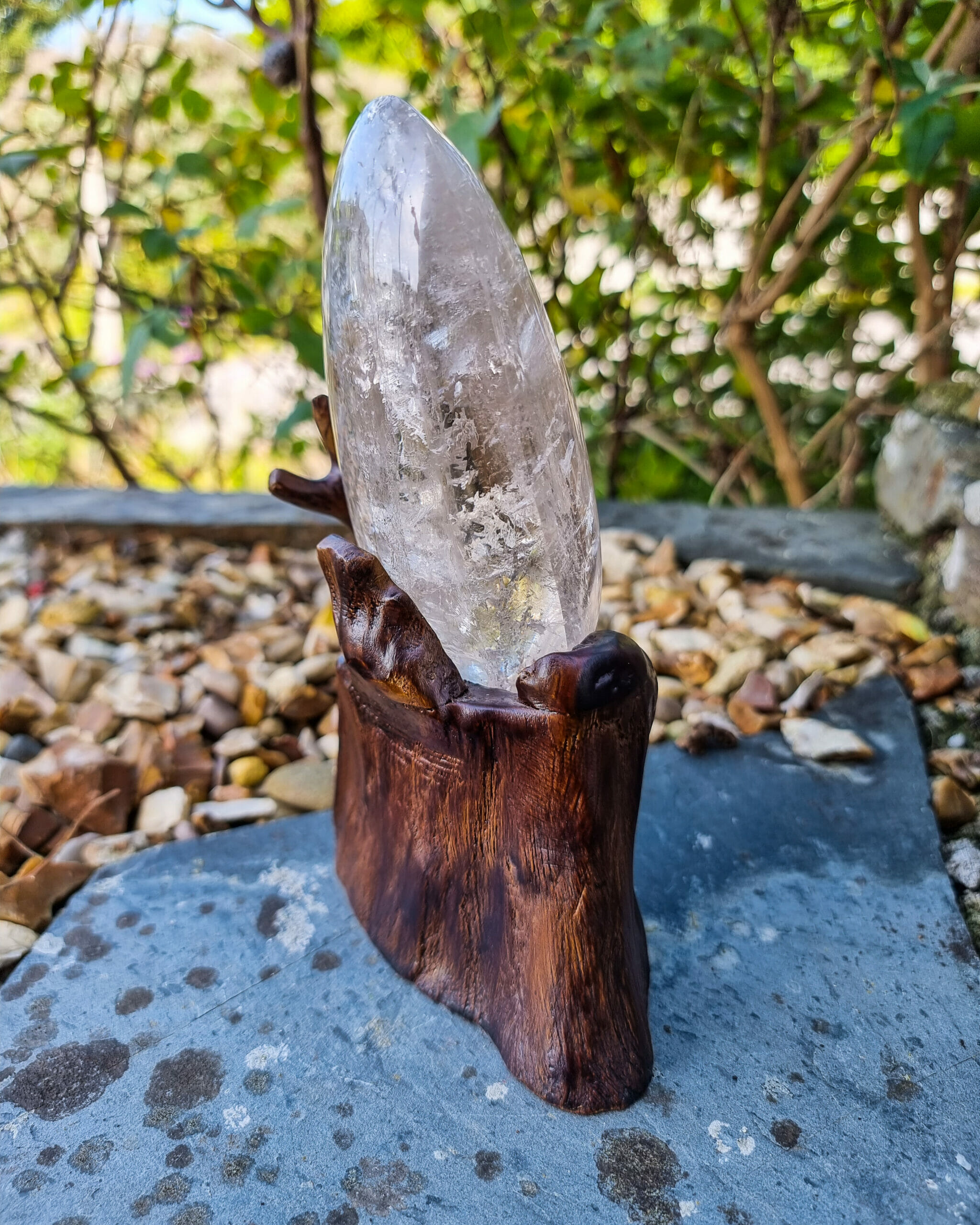 Quartz Crystal With Crystalline Fissure Inclusions - Image 4