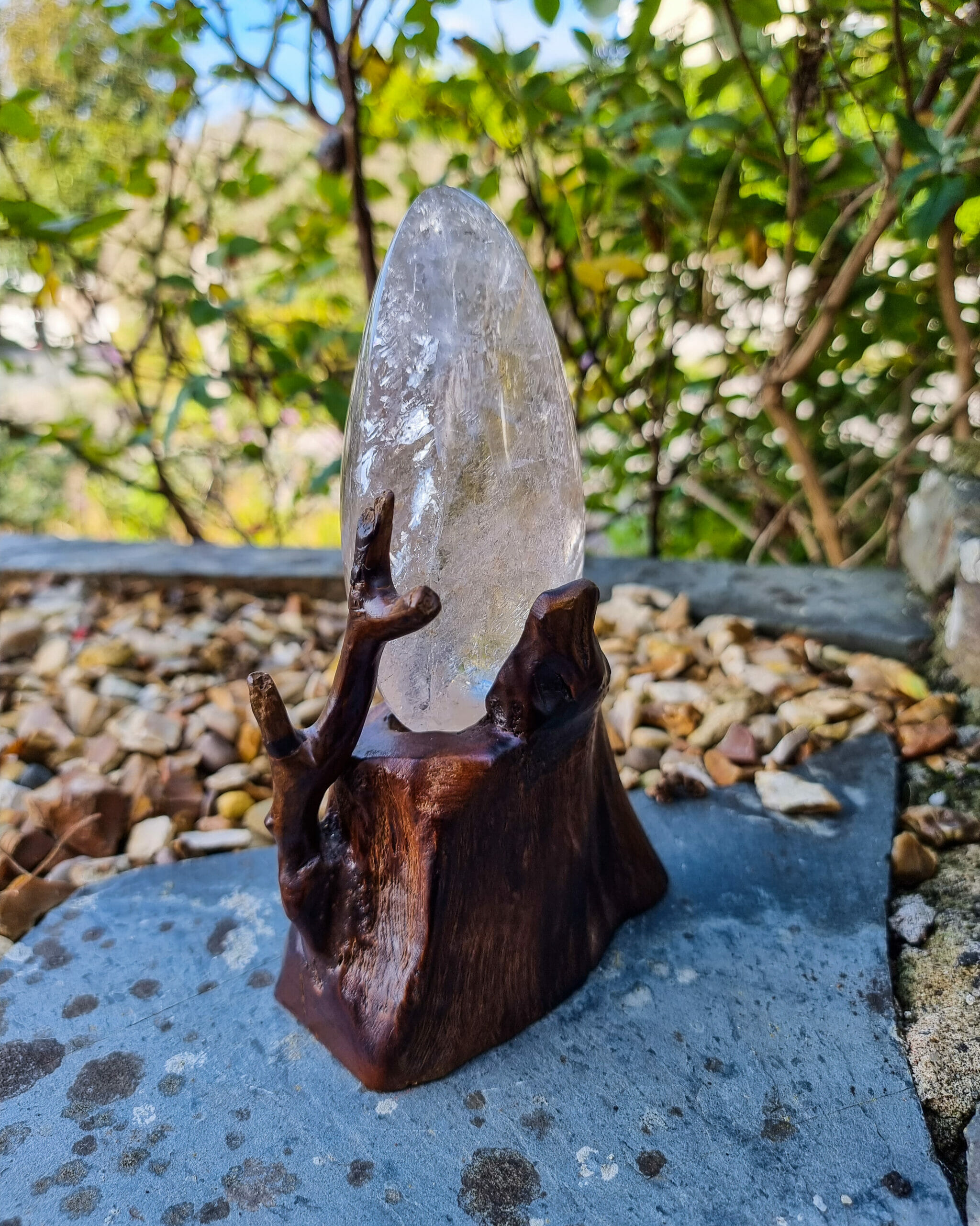 Quartz Crystal With Crystalline Fissure Inclusions - Image 2