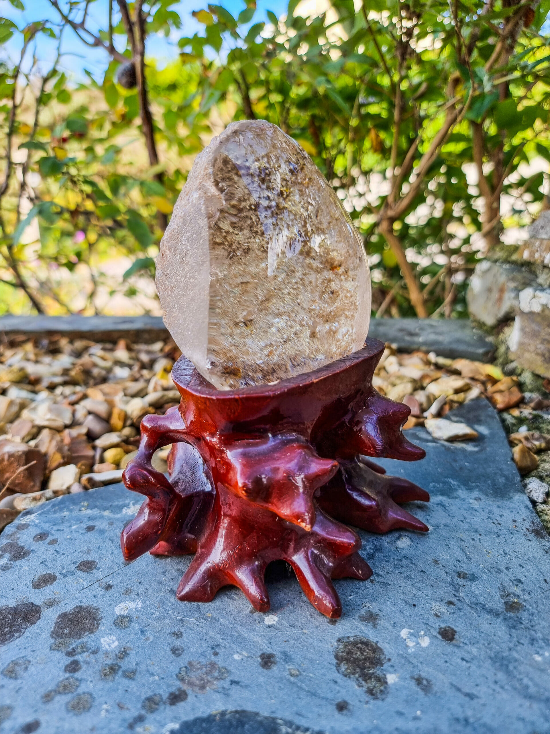Quartz Crystal With Clay Mineral Inclusions - Image 3