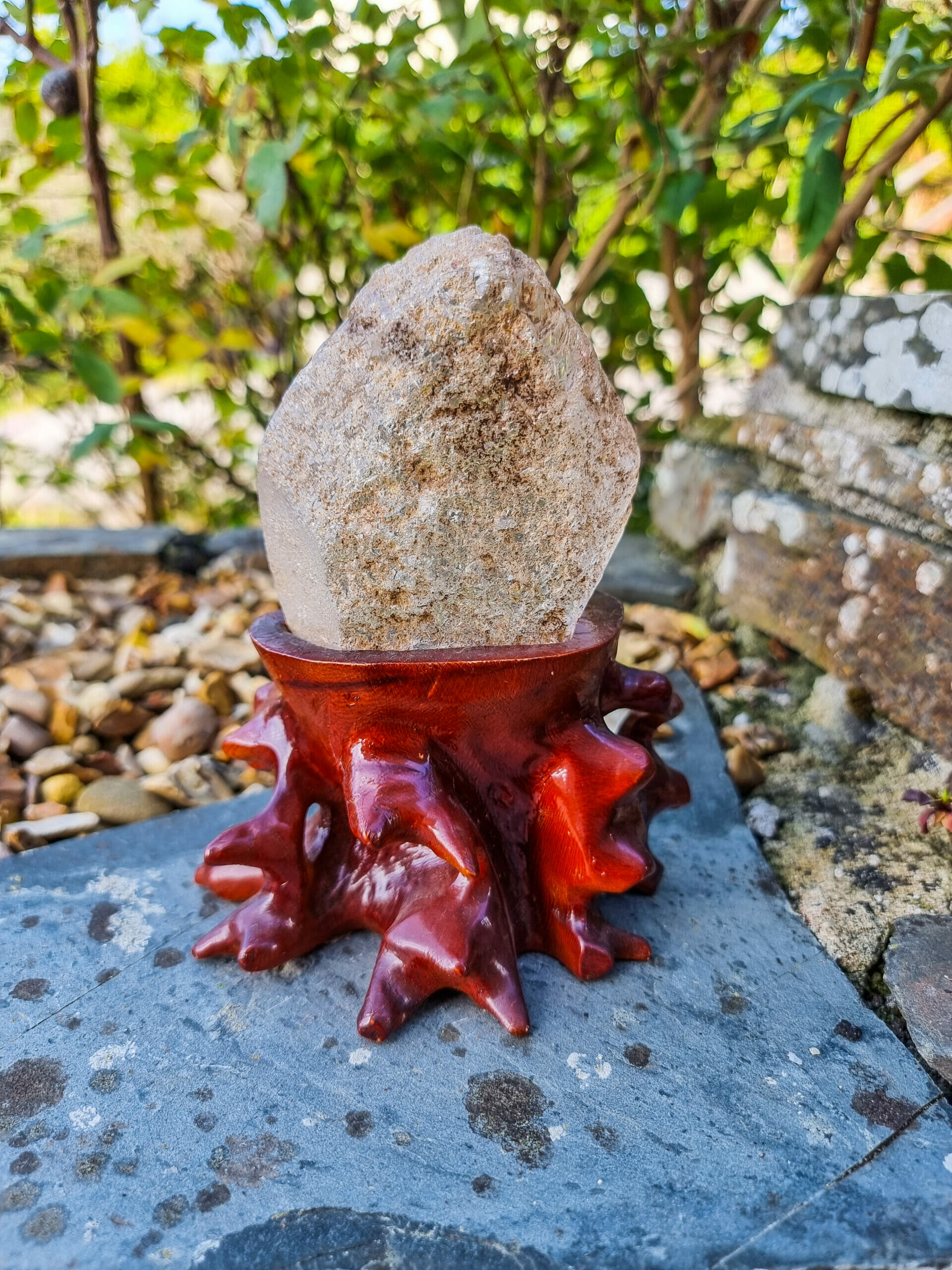 Quartz Crystal With Clay Mineral Inclusions - Image 5