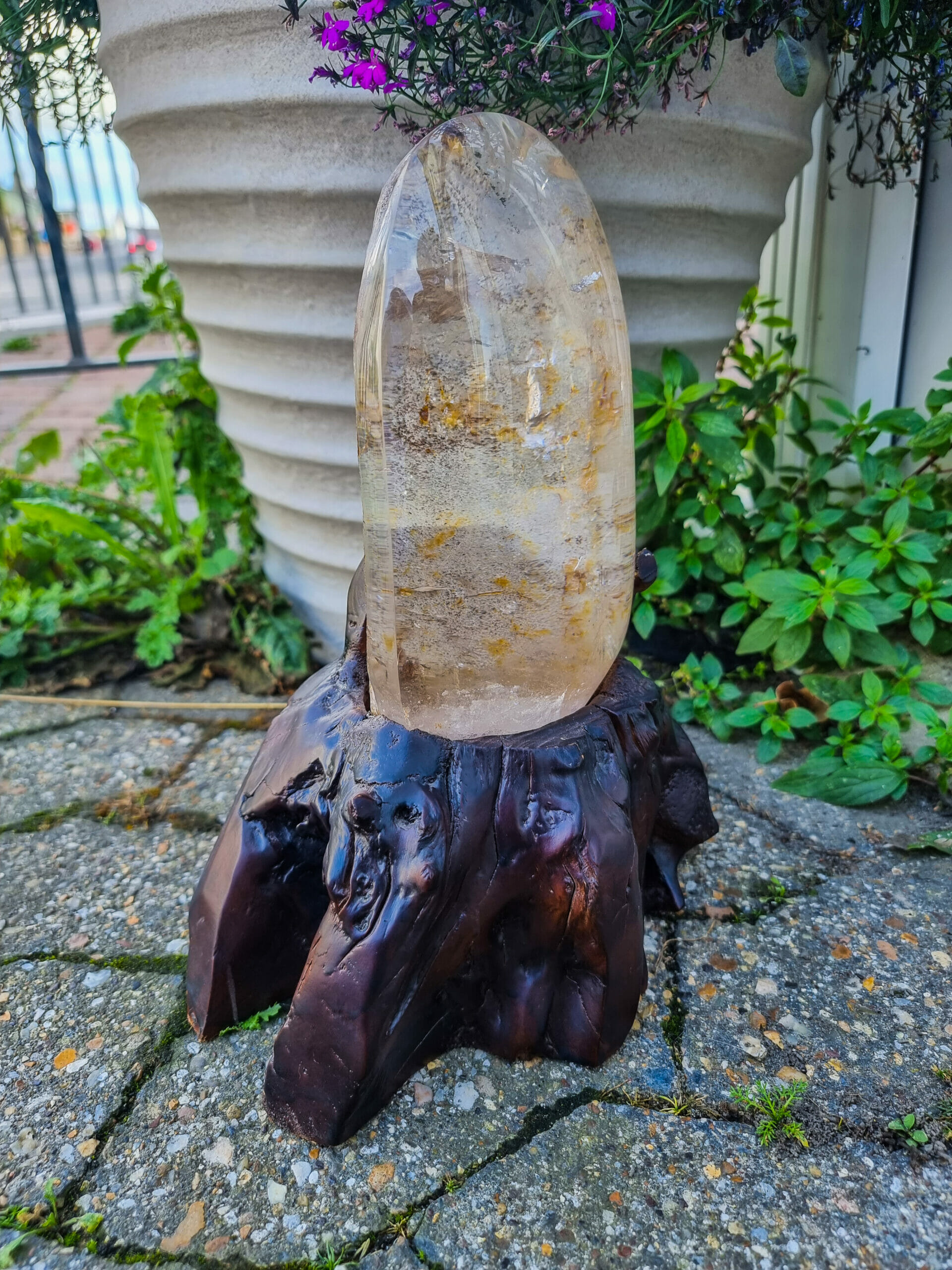 Angel Phantom Quartz Crystal (With Stand) - Image 4