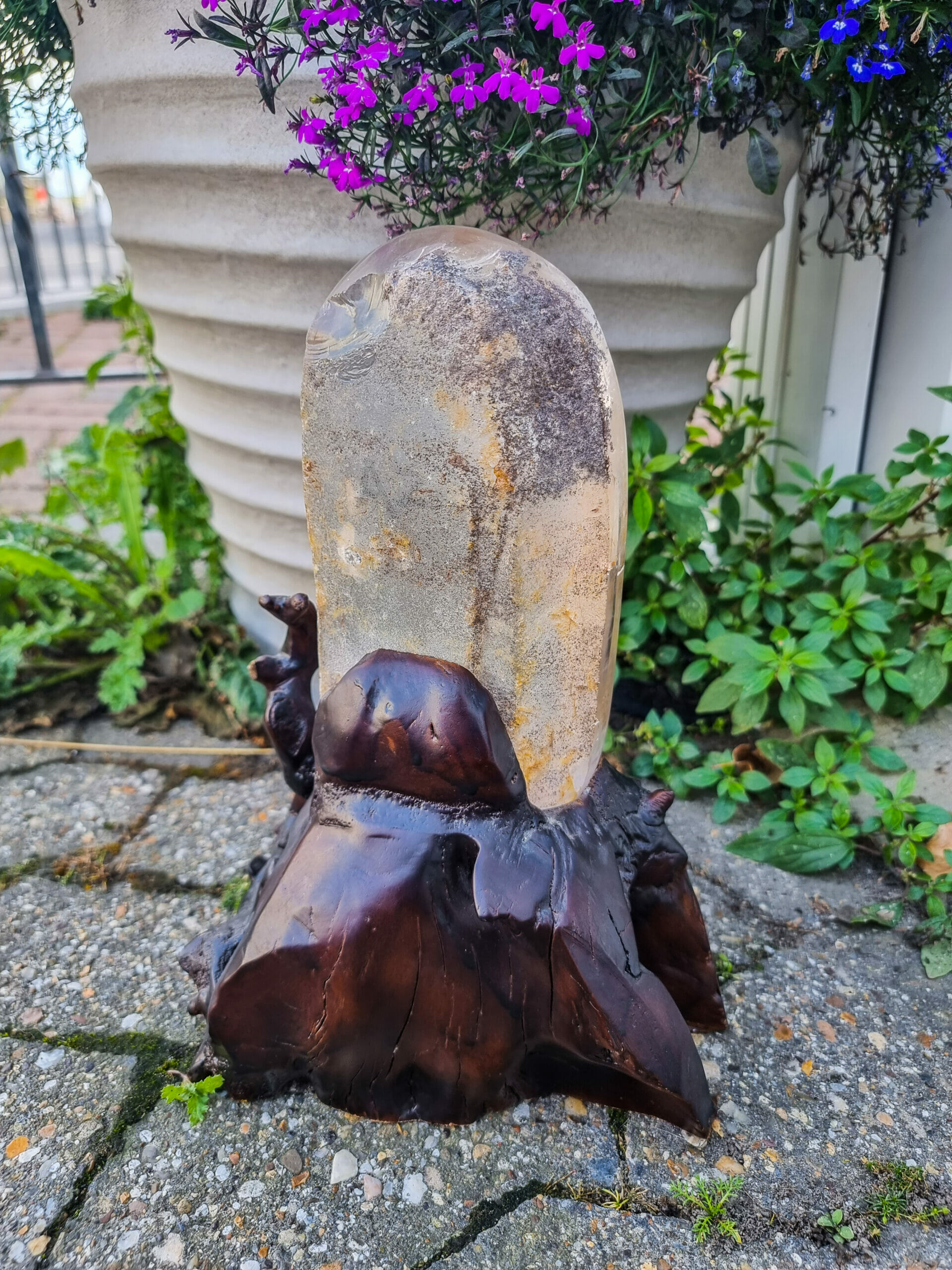 Angel Phantom Quartz Crystal (With Stand) - Image 2