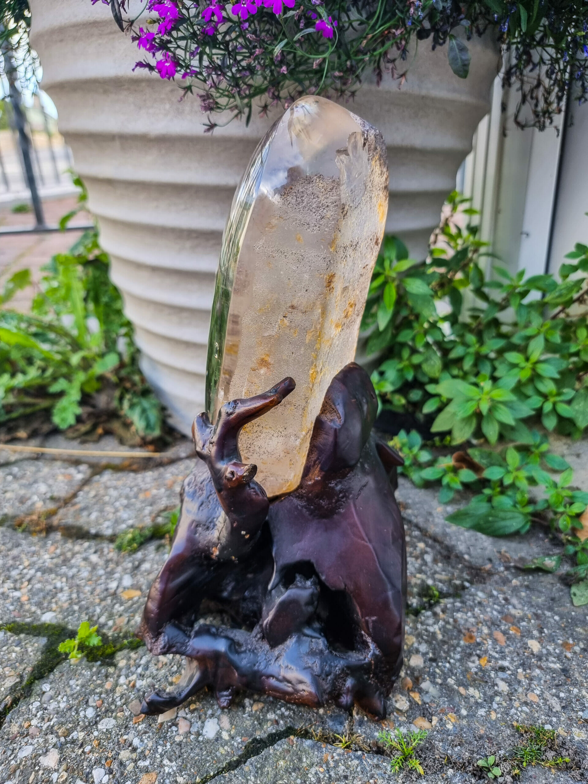 Angel Phantom Quartz Crystal (With Stand) - Image 3